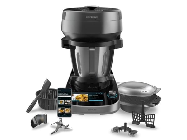 Cecotec Mambo CooKing Victory, 4,5 l, 180 °C, Boil, Damp, 17,8 cm (7"), Sort, Rotasjon, Berøringskontroll