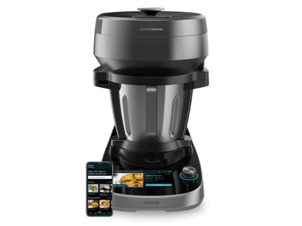 Cecotec Mambo CooKing Victory, 4,5 l, 180 °C, Boil, Damp, 17,8 cm (7"), Sort, Rotasjon, Berøringskontroll