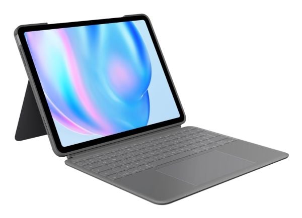 Logitech Combo Touch, QWERTY, Espanja, Tasohiiri, 1,9 cm, 1 mm, Apple