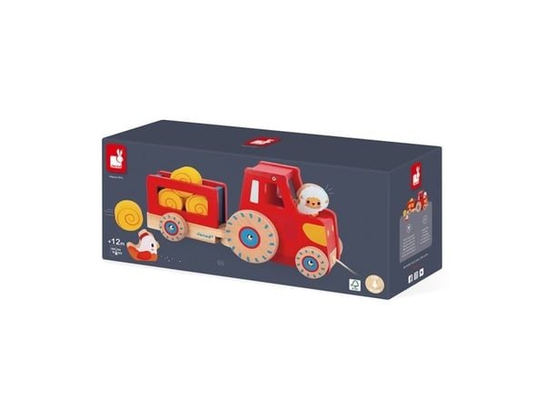 JANOD J03317, 12 kuukautta, 6 renkaita, Puu, Keltainen
