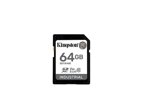 Kingston Industrial - Flashminnekort - 64 GB - A1 / Video Class V30 / UHS-I U3 / Class10 - microSDXC UHS-I