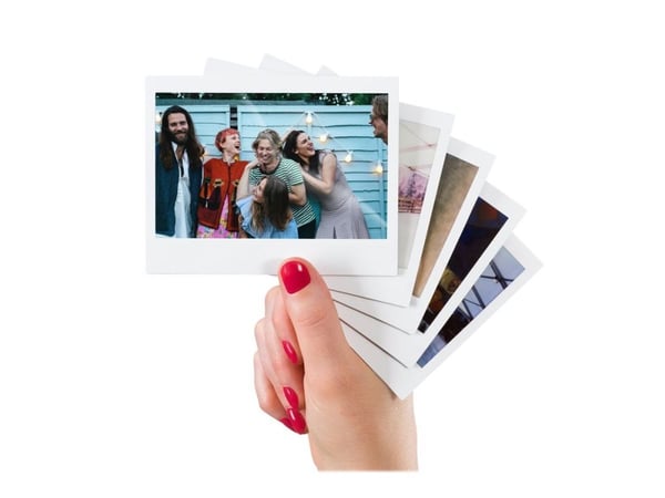Fujifilm Instax Wide - Hurtigvirkende fargefilm - ISO 800 - 10 eksponeringer - 2 kassetter