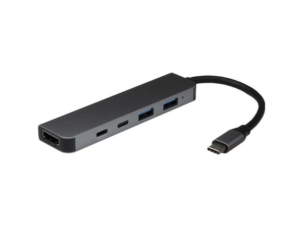 Inter-Tech H-469-1, USB 3.2 Gen 1 (3.1 Gen 1) Type-C, HDMI, USB 3.2 Gen 1 (3.1 Gen 1) Type-A, USB 3.2 Gen 1 (3.1 Gen 1) Type-C, 5000 Mbit/s, 30 Hz,...