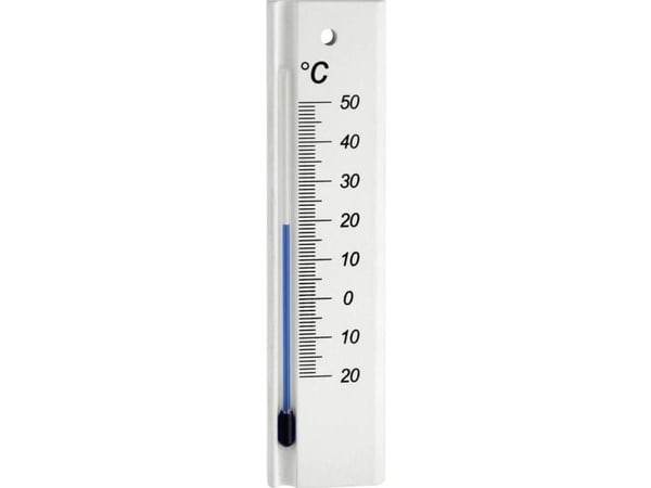 TFA Dostmann Analoginen sisäilman lämpömittari pyökistä Termometer Hvid 12.1053.09