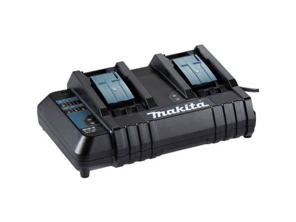 Makita dobbel batterilader 199687-4 DC18SH, 14,4V - 18V