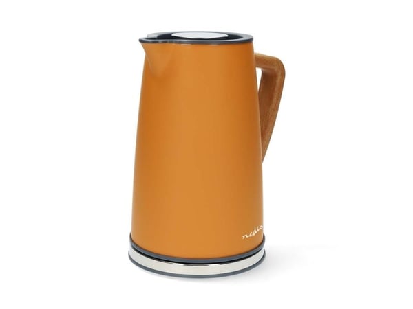 Nedis KAWK510EOR, 1,7 L, 2200 W, Oranssi, Terästä, Veden tason ilmaisin, Johdoton