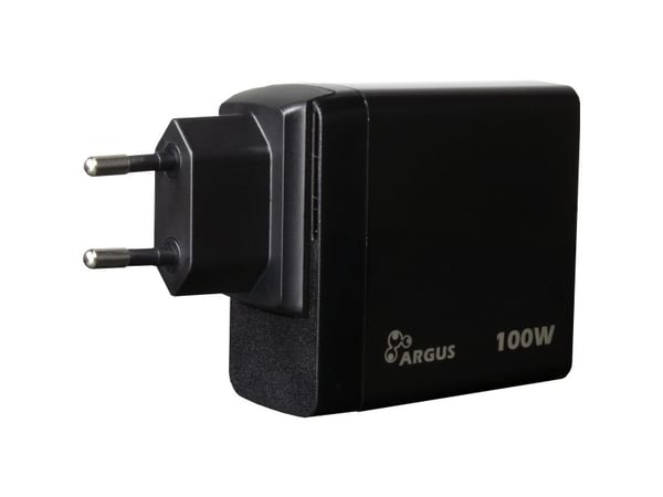 Argus PD-3100 - Strømadapter - 100 watt - 5 A - PD 2.0, PD 3.0 (USB-C) - på kabel: USB-C