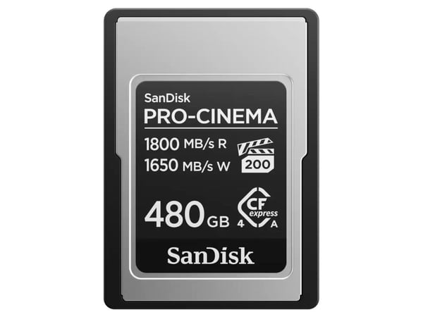 SanDisk PRO-CINEMA - Flash-minneskort - 480 GB - CFexpress typ A