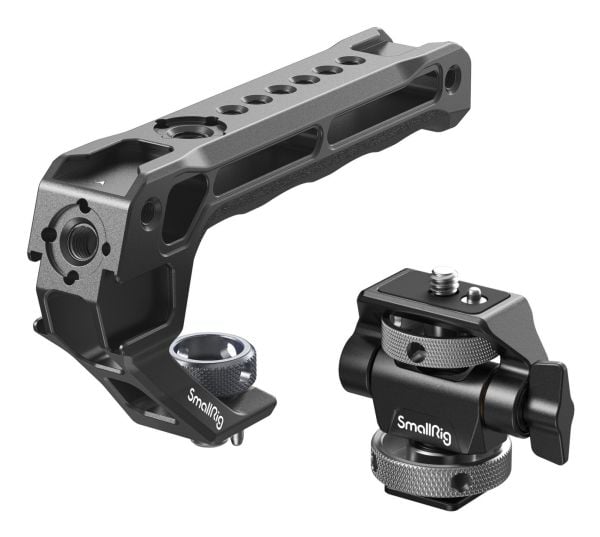 SmallRig 5322, Toppgrep, Sort, Aluminium, Silikon, Rustfritt stål, 1/4, 3/8", 135 mm, 52,6 mm