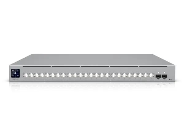 Ubiquiti UniFi Pro XG 24 - Switch - L3 - Styrt - 8 x 10/100/1000/2.5G + 16 x 10/100/1000/2.5G/5G/10G + 2 x 25 Gigabit SFP28 - rackmonterbar - for P...