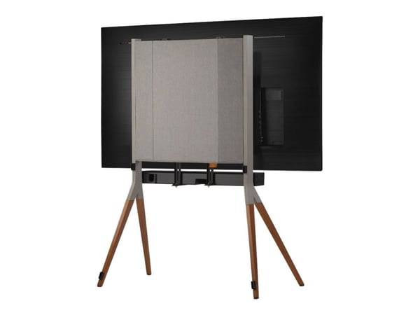 One For All Falcon Universal WM 7481 - Stativ - for LCD TV / lydstang - valnøtt, rødmetallsgrå - skjermstørrelse: 32"-70" - plassering på gulv