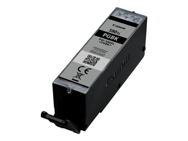 Canon PGI-580PGBK XL - 18.5 ml - XL-størrelse - svart - original - blekkbeholder - for PIXMA TS6251, TS6350, TS6351, TS705, TS8252, TS8350, TS8351,...