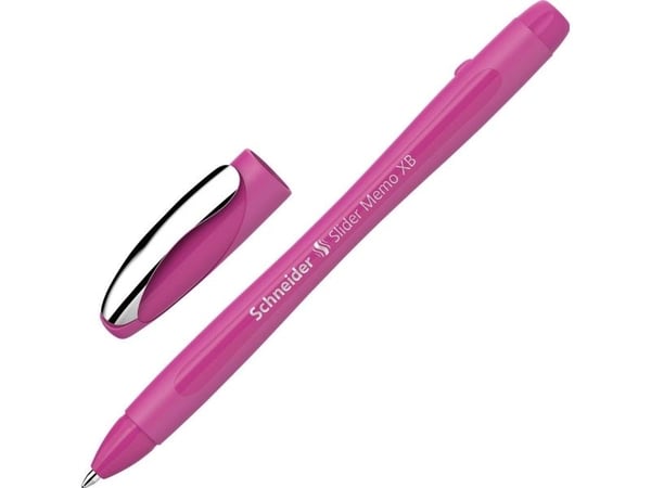 Schneider skriveinstrumenter Slider Memo XB power pink 150219 Kuglepen 0,7 mm Skrivemaskine: Blå 1 stk