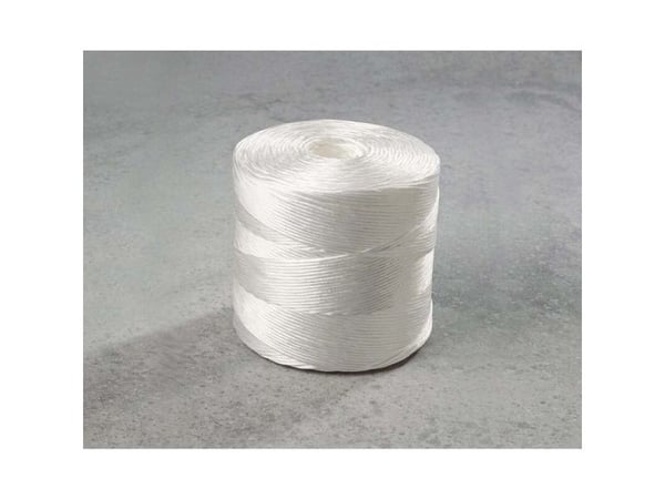 Snor, 2,5 mm, rullelængde: 600.00 m, PP hvid, brudstyrke Resistant to 108 kg Rulle, rullevægt: 1.60