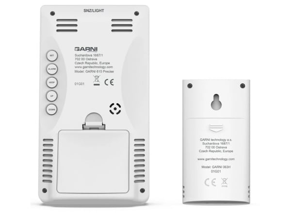 GARNI 615W Precise, Hvit, Inne Barometer, Inne hygrometer, Inne Termometer, Utendørs Barometer, Utendørs Fuktighetsmåler,..., Barometer, Hygrometer...