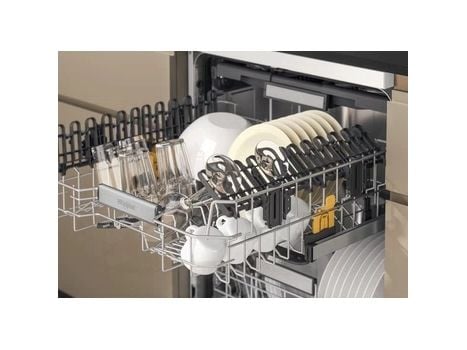 Whirlpool W7F HS51, Frittstående, Full størrelse (60 cm), Hvit, 1,3 m, 1,55 m, 1,5 m