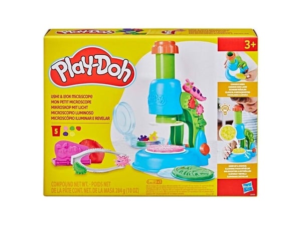 Play-Doh Light & Look mikroskop leksesett