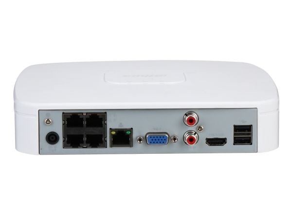 Dahua Technology Lite NVR4104-P-4KS3, 4 kanaler, 3840 x 2160 piksler, 720p, 960p, 1080p, 1 HDMI, 1 VGA Simultaneous: HDMI: 3840 × 2160, 1920 × 1080...