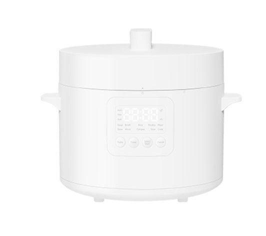 Xiaomi Electric Pressure Cooker, 4,8 l, Hvit, Hvit, Digitalt, 24 timer, 1000 W