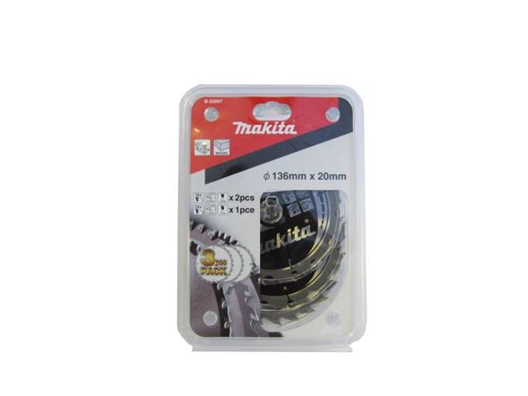 Makita Specialized - Sagbladsett - 3 deler - 136 mm