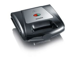 SEVERIN SA 2968 - Leivänpaahdin / vohvelikone / grilli - 1 kW - musta/kromi