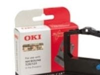 OKI - Sort - print-bånd - Microline 520, 520 Elite, 521, 521 Elite -laitteisiin