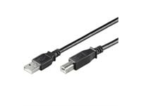 Goobay 68902, 5 m, USB A, USB B, USB 2.0, 0,48 Gbit/sek., Sort