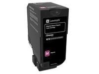 Lexmark 74C20M0, 3000 sivua, Magenta, 1 kpl