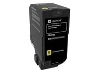 Lexmark 74C20Y0, 3000 sivua, Keltainen, 1 kpl