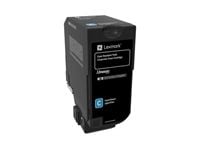 Lexmark - Cyan - original - tonerpatron LCCP, LRP, Lexmark Corporate - for Lexmark CS720de, CS720dte, CS725de, CS725dte, CX725de, CX725dhe, CX725dthe
