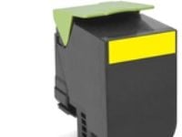 Lexmark 80C2XYE, 4000 sivua, Keltainen, 1 kpl