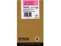 Epson T603C - 220 ml - lys magenta - original - blekkpatron - for Stylus Pro 7800, Pro 9800