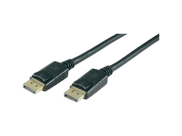 ASSMANN - DisplayPort-kabel - DisplayPort (hann) til DisplayPort (hann) - 2 m - svart