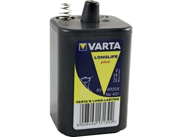 Varta Longlife Plus 431 - Batteri - Sinkklorid - 8.5 Ah