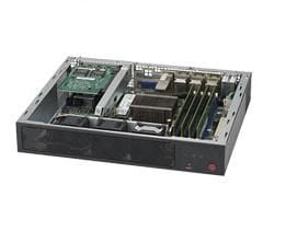 Supermicro SuperServer E300-8D - Server - Mini-1U 1-veis - 1 x Xeon D-1518 - RAM 0 GB - uten HDD - AST2400 - Gigabit Ethernet, 10 Gigabit Ethernet ...