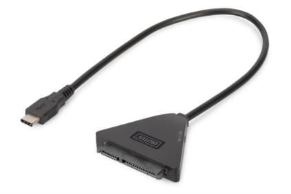 DIGITUS DA-70327 - Lagringskontroller - 2,5" - SATA 6Gb/s - USB 3.1 (Gen 2) - svart