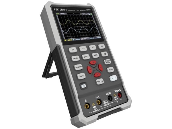 VOLTCRAFT DSO-2202H + AFG käsikäyttöinen oskilloskooppi 200 MHz 2-kanavainen 1 GSa/s 8 kpts 8 Bit käsikäyttöinen 1 kpl (VC-13438620)