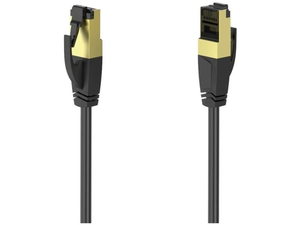 Hama 00200694, 5 m, Cat8, S/FTP (S-STP), RJ-45, RJ-45, Svart
