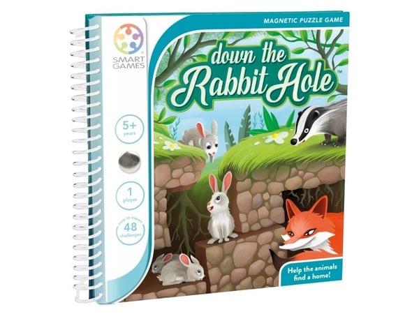 SmartGames Down The Rabbit Hole, 5 vuosi/vuosia, Monivärinen