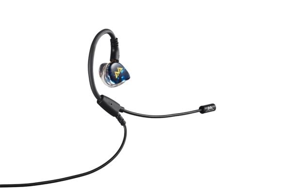 Antlion Audio Kimura Duo - Hodesett - i øret - kablet - 3,5 mm-jakk - lydisolerende - blå