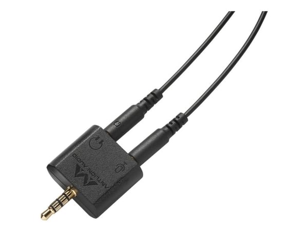 Antlion Audio Kimura Duo - Hodesett - i øret - kablet - 3,5 mm-jakk - lydisolerende - blå