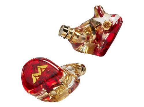 Antlion Audio Kimura Solo - Hodesett - i øret - kablet - 3,5 mm-jakk - lydisolerende - rød