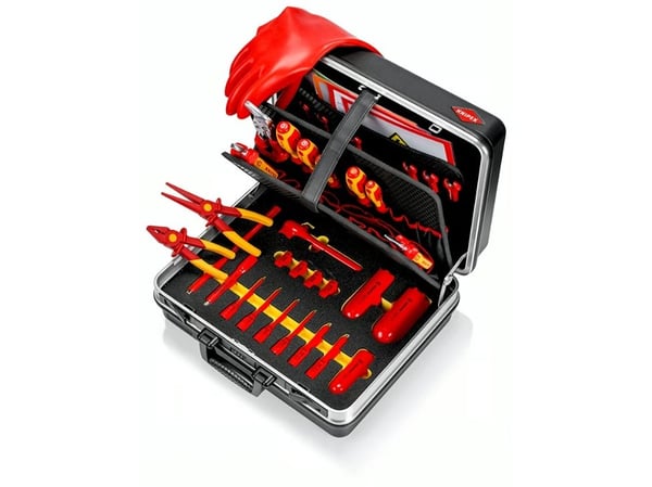 Knipex verktøysett GRUNNLEGGENDE VERKTØYKASSE ELEKTROMBILITET 465*200*410MM