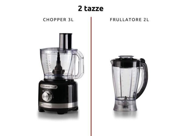 Ariete 1782/02, 3 l, Svart, Rotasjon, 2 l, Vispe, 3 l