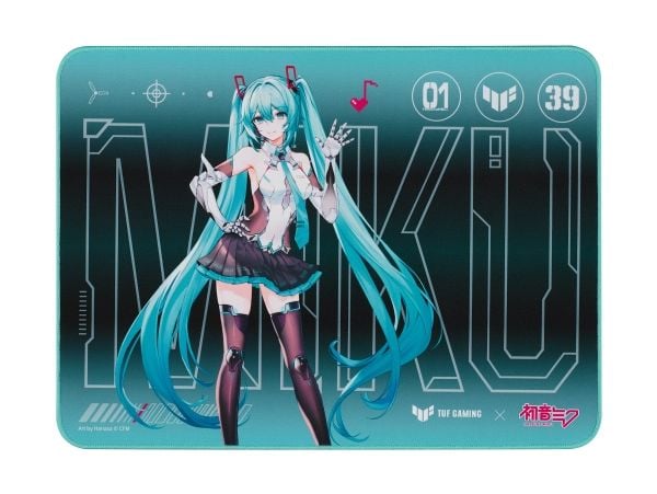 ASUS TUF Gaming P1 Hatsune Miku Edition - Musematte - blågrønn