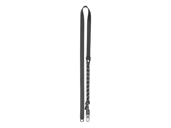 SmallRig 4989 FilMov Phone Shoulder Strap Black, Mobiltelefon, Ekte lær, Nylon, Rustfritt stål, Sort, Hekte, 140 cm, 115 cm