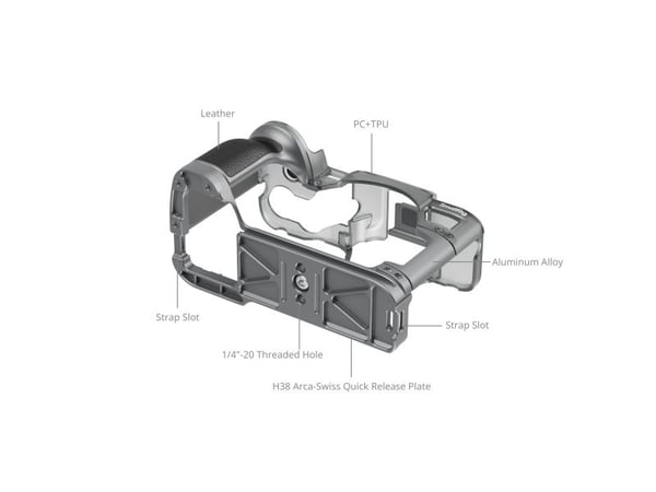 SmallRig 4798, 81 mm, 139 mm, 105 mm, 138 g, 80 mm, 185 mm