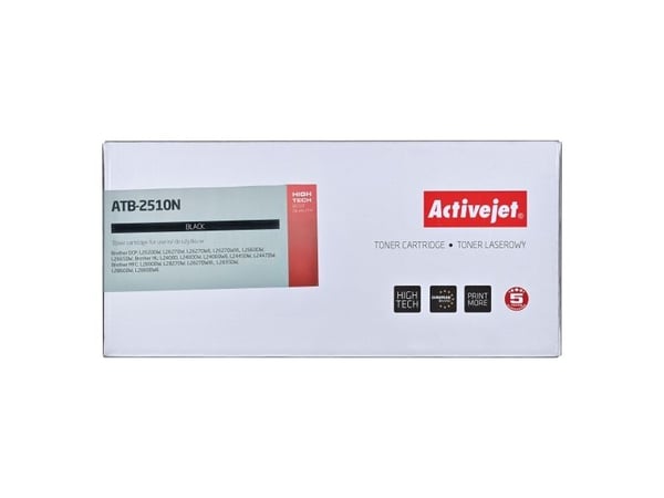Activejet ATB-2510N Toner (erstatning for Brother TN2510; Supreme; 1200 sider; svart)