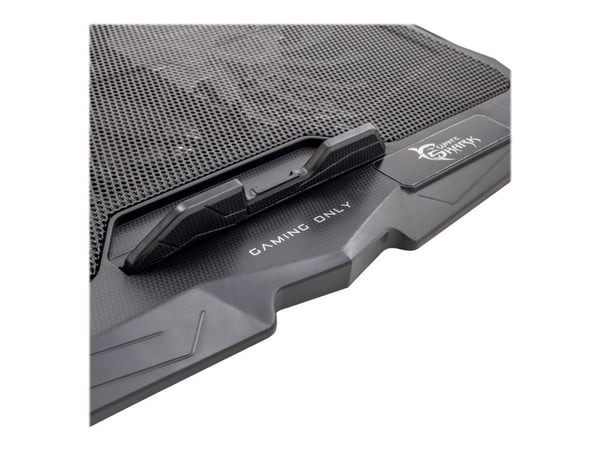 White Shark GCP-25 ICE WARRIOR - Notebookvifte - med 2-port USB 2.0 hub - DC 5 V - 17.3" - 125 mm/70 mm - svart