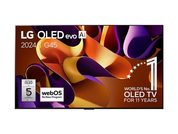 LG OLED77G45LW - 77" Diagonalklasse G4 Series OLED TV - OLED evo - Smart TV - webOS - 4K UHD (2160p) 3840 x 2160 - HDR